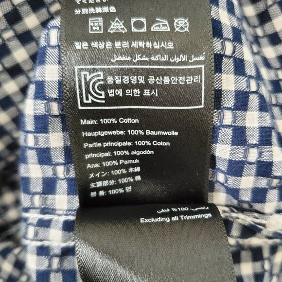 Joules Hammond Men’s XL Classic Fit Gingham Button Down Shirt 100% Cotton - Picture 6 of 8